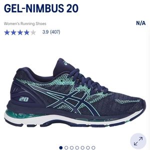 Asics Gel Nimbus women's running shoe Size 9 WIDE With Box